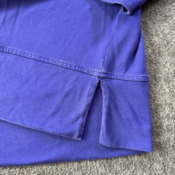 EILEEN FISHER Flex Tencel Ponte Round Neck Top Boxy Drop Shoulder PETITE LARGE - Picture 5 of 8